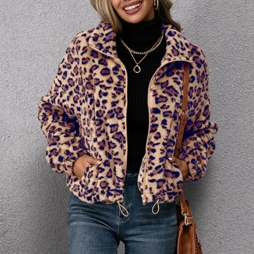 Willow Leopard Drawstring Jacket - Picture 4 of 8